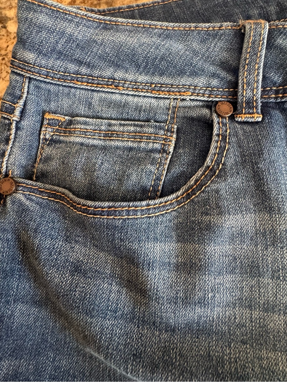 1822 Adrianna Mid-Rise Skinny Crop Jeans Size 14 Retro Mom Denim Medium Wash - Picture 6 of 14
